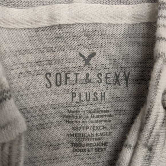 American Eagle Soft & Sexy Gray Sweatshirt - Picture 3 of 4